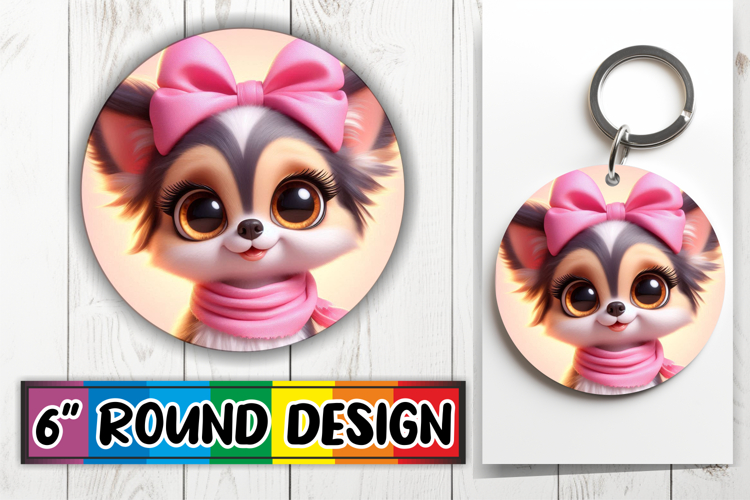 Radiant Sublimation Ornaments, 3D Dog