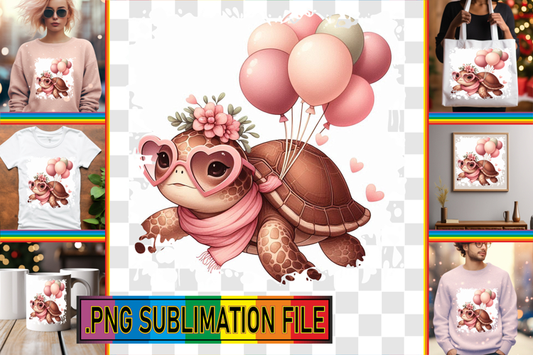 Dazzling TSHIRT Designs PNG, Turtle