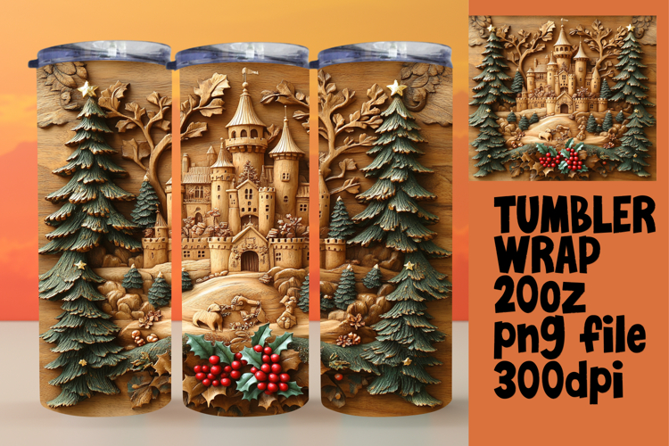 Christmas Tumbler Wrap Image 6