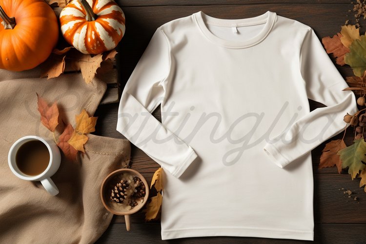 Bella and Canvas | Fall Mockup | Halloween T-Shirt Mockup