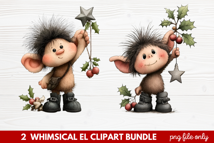 Cute Elf Clipart Image 21