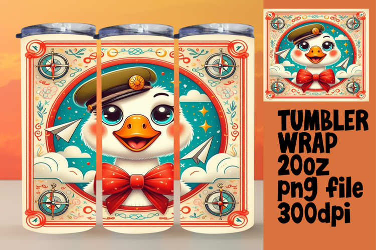 Sublimation Ready 20oz Design Files , Goose