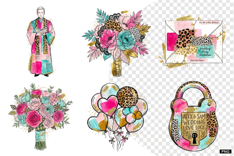 Wedding Party Clipart