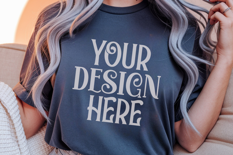 Pepper Comfort Colors 1717 Christmas Mockup, CC 1717