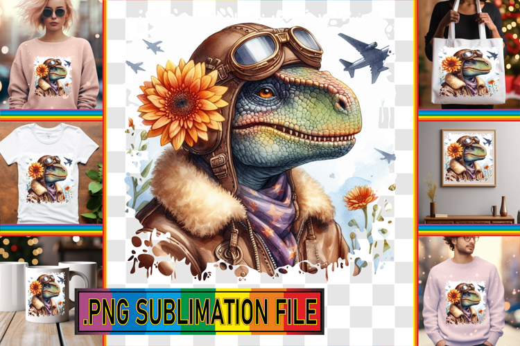 RADIANT PNG Sublimation Gifts, Dino