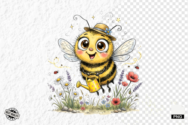 Honey Bee Clipart Image 19