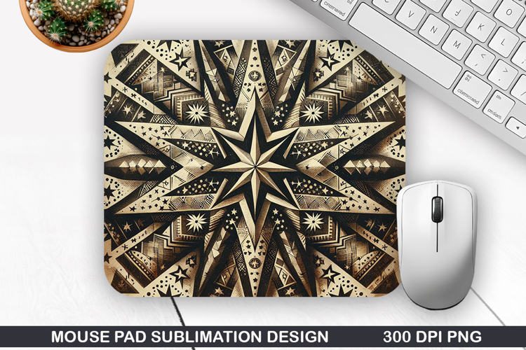 Vintage Mouse Pad Sublimation PNG Design - Mouse Pad PNG