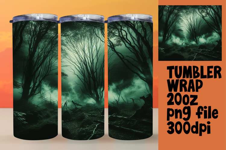 SOPHISTICATED 20oz Tumbler Template , Horror Halloween