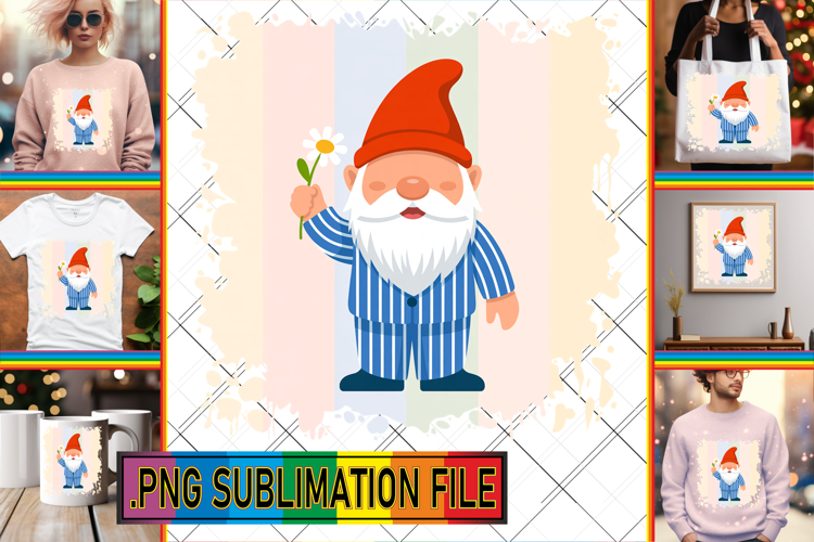 Bright TSHIRT Magic Ideas PNG, Gnomes