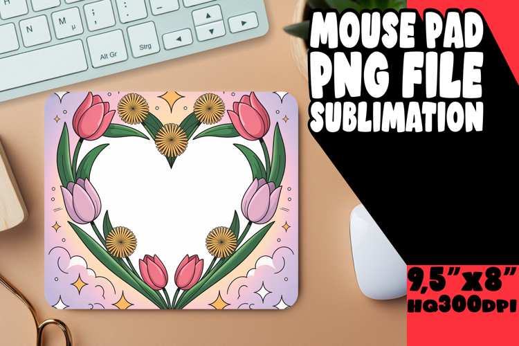 VIBRANT desk MAT PNG Inspiration, Flowers