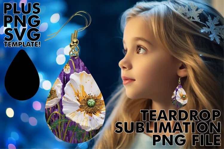 Sublimation Artistry: 3D Earring Magic