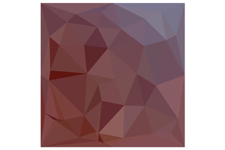 Indian Red Abstract Low Polygon Background