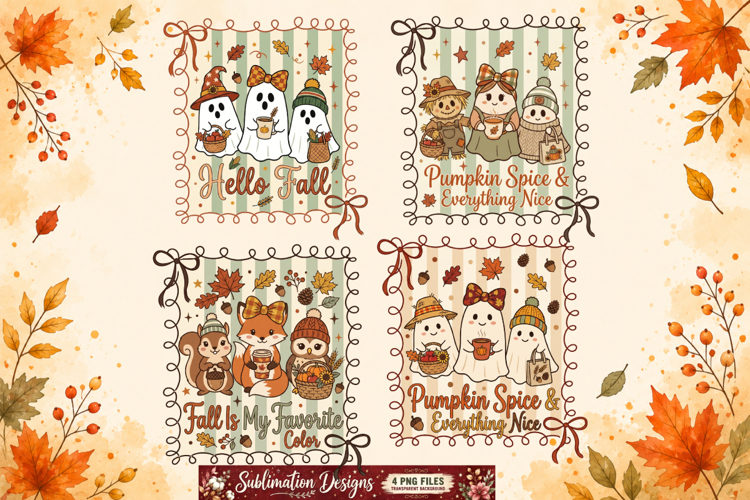 Fall Sublimation Design,Autumn Sublimation PNG,Fall png