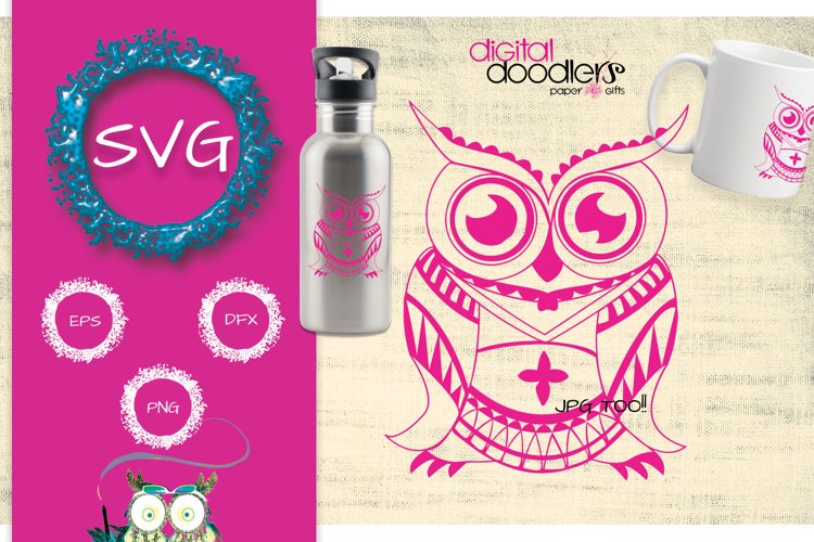 Mandala Owl example image 1