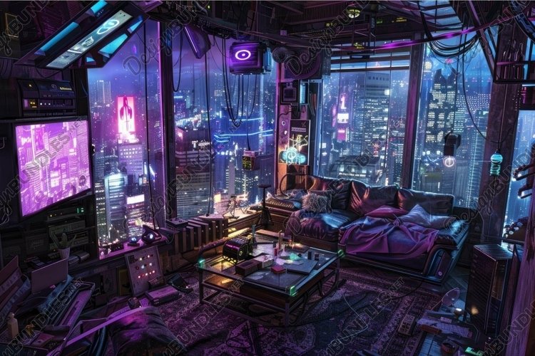 A closer look at Futuristic Urban Apartment Interior Design