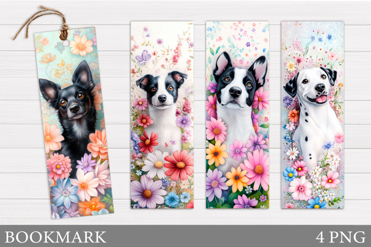 Dog Bookmark Design. Cute Dog Bookmark Sublimation