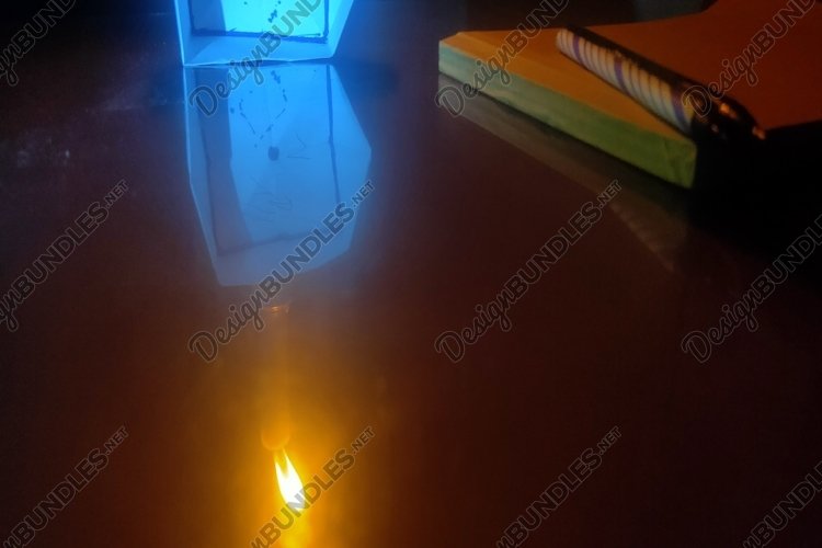 concept mockup with light background, table, book, pen example image 1