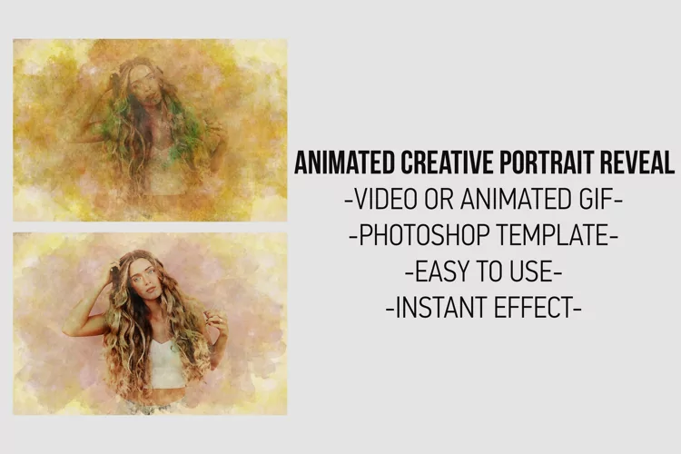 Animated Creative Portrait Reveal