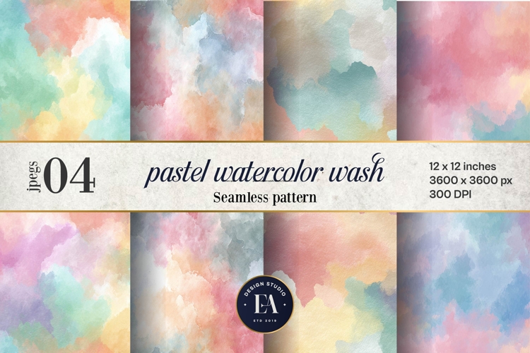 Pastel Watercolor Wash | Soft Abstract Texture
