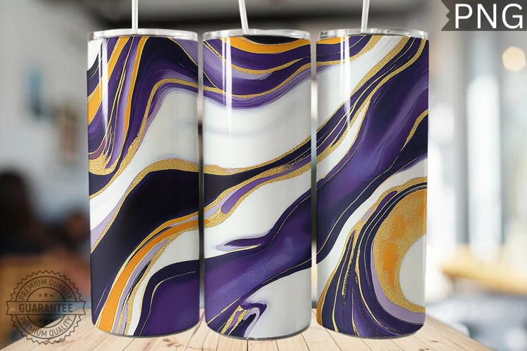 Abstract Pattern Tumbler Warp - High Quality 300 Dpi