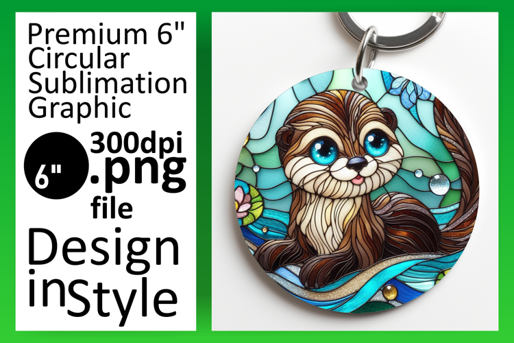 Cute Circle PNG for Sublimation , Animals