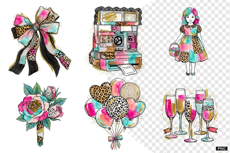 Wedding Party Clipart example image 1