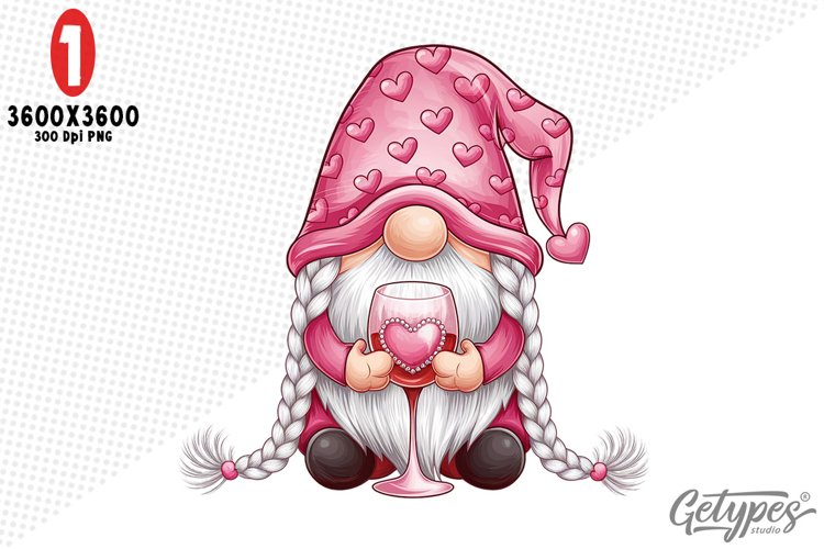 Valentine Gnome Clipart Image 21