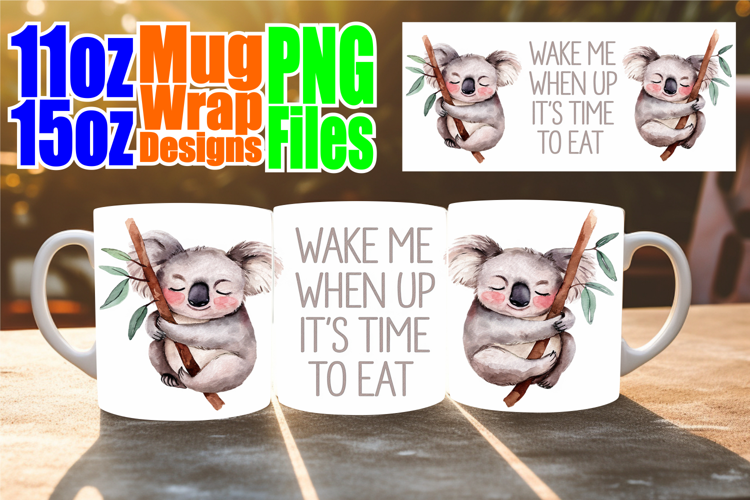 Sunshine bliss sublimation mug wrap, Funny Animals