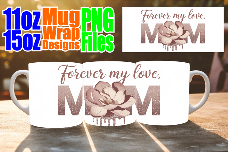 Cozy smiles 11oz 15oz sublimation wrap, Mother's Day