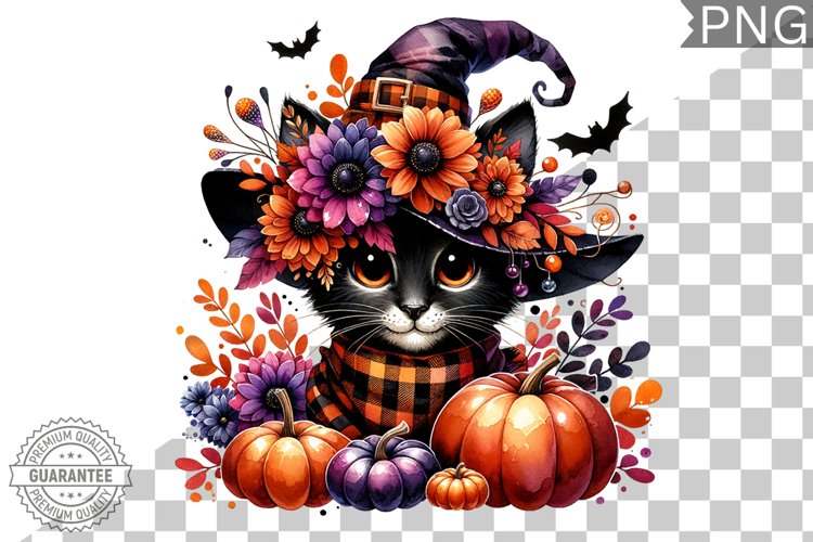 Halloween Cat Clipart Image 14