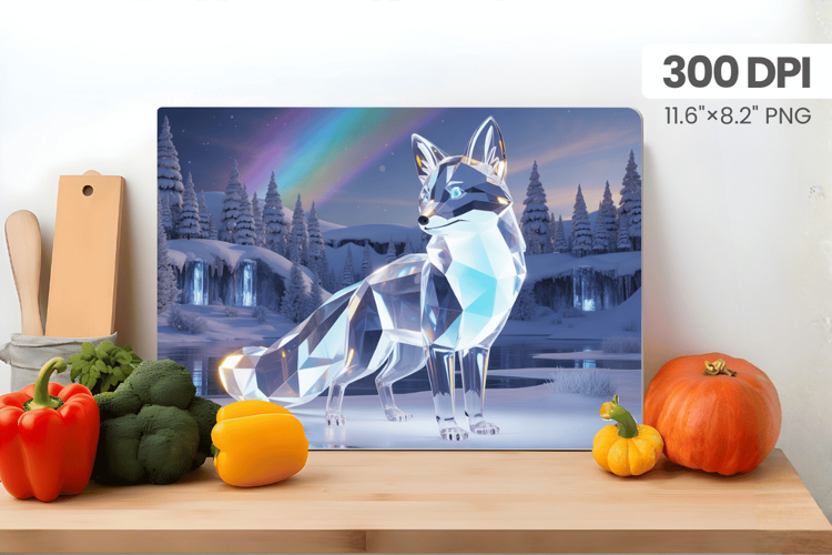 Winter Christmas Wonderland Cutting Board PNG Sublimation