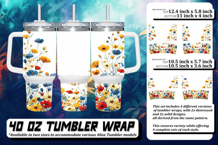 Meadow Reflection 40oz Tumbler Sublimation