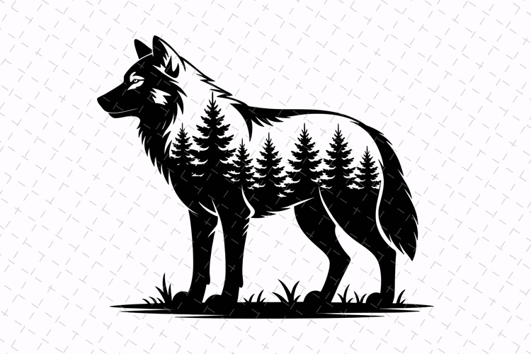 Wolf Silhouette Image 20