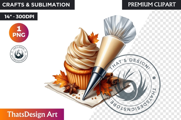 Autumn Clipart, Cozy Fall PNG Baking ,Kitchen tool, Bakery