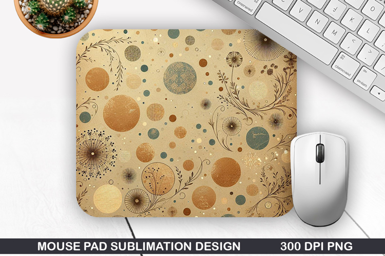 Vintage Mouse Pad Sublimation PNG Design - Mouse Pad PNG