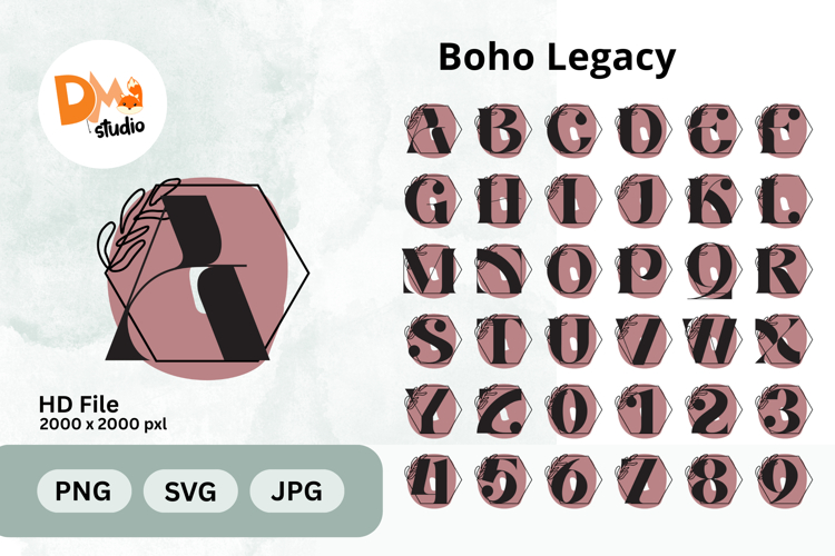 Boho Legacy Monogram