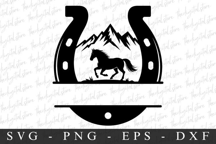 Horse Shoe Silhouette Image 11