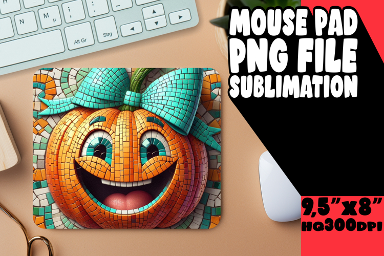 CHEERFUL DESK MAT ARTISTIC MAGIC, Cute Pumpkin
