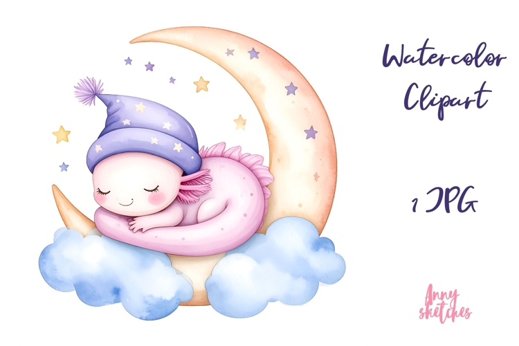 Cute Axolotl Clipart