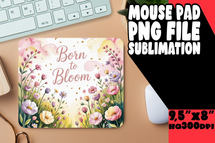 CHEERFUL mouse PAD Fun Magic, Girl Quote