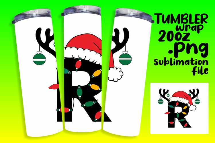 LUXURIOUS 20oz Tumbler Template , Christmas