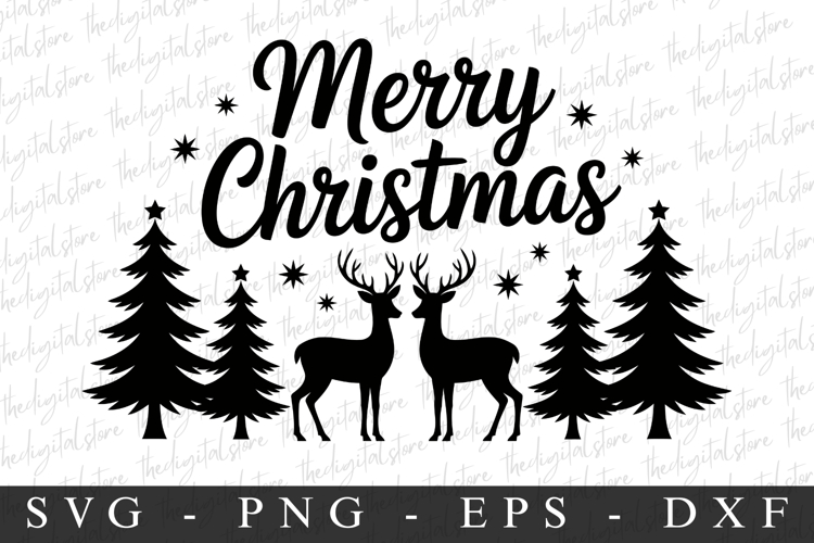 Merry Christmas Tree Svg Image 5