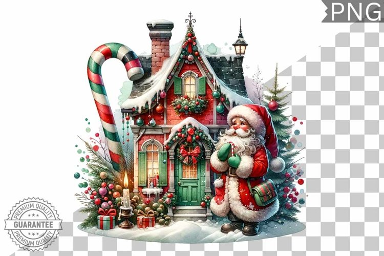 Santa Christmas Clipart Image 15