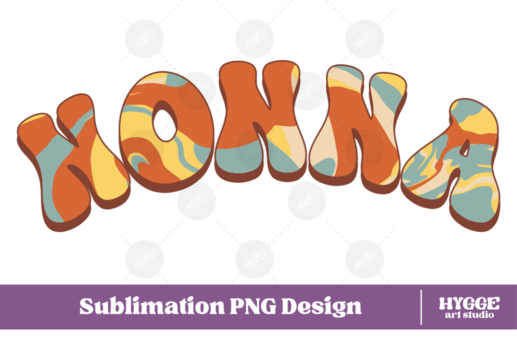 nonna Png Retro Retro Mothers Day Mom Sublimation