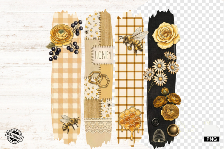 Honey Bees Clipart Image 3