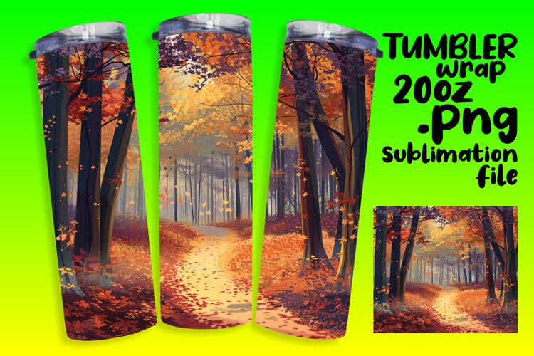 Fall Tumbler Wrap Image 22