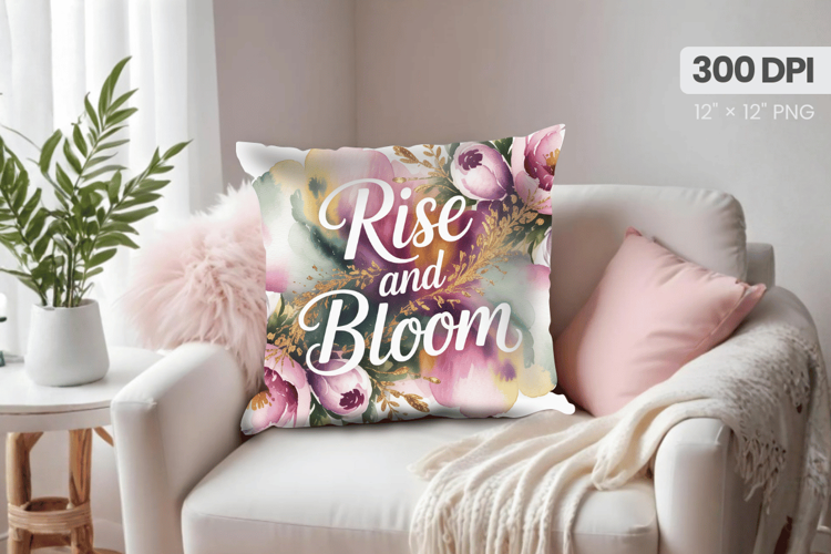 Inspirational Quotes Pillow PNG Motivational PNG Sublimation