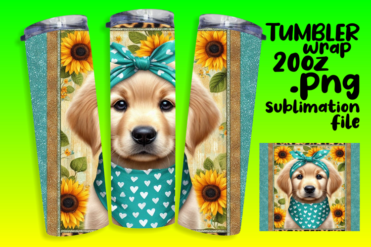 CHIC 20oz PNG Tumbler Wrap , Cute Animals
