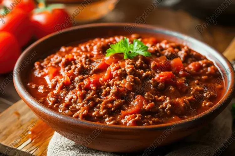 Bolognese Sauce Background Wallpaper