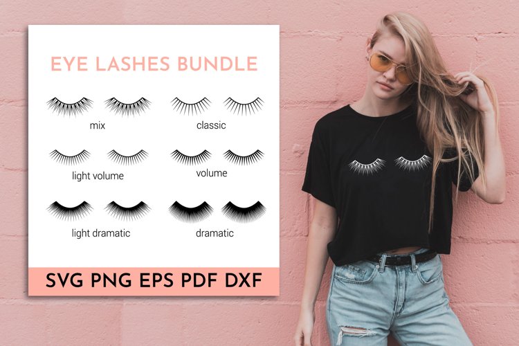 Eyelashes SVG Bundle. Eye lashes SVG. Eyes SVG. Fake lashes (979857